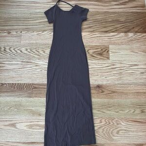 Brown maxi dress